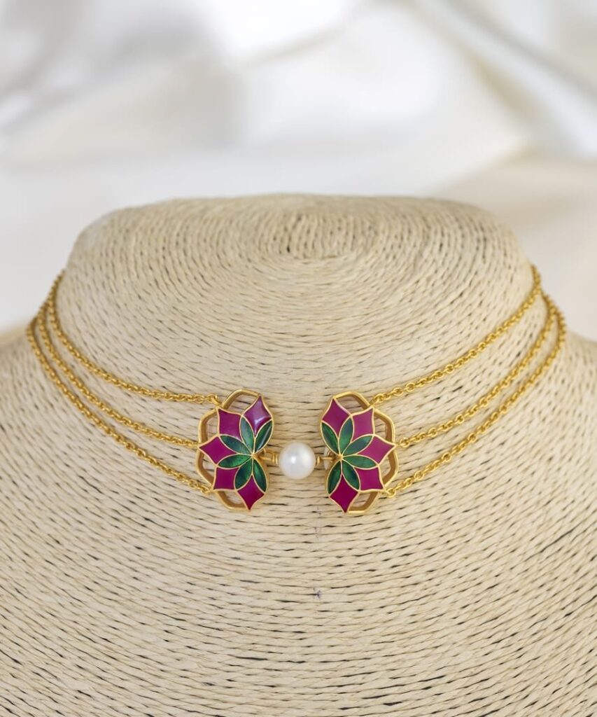 Gul Nuwwar Choker Necklace Rani
