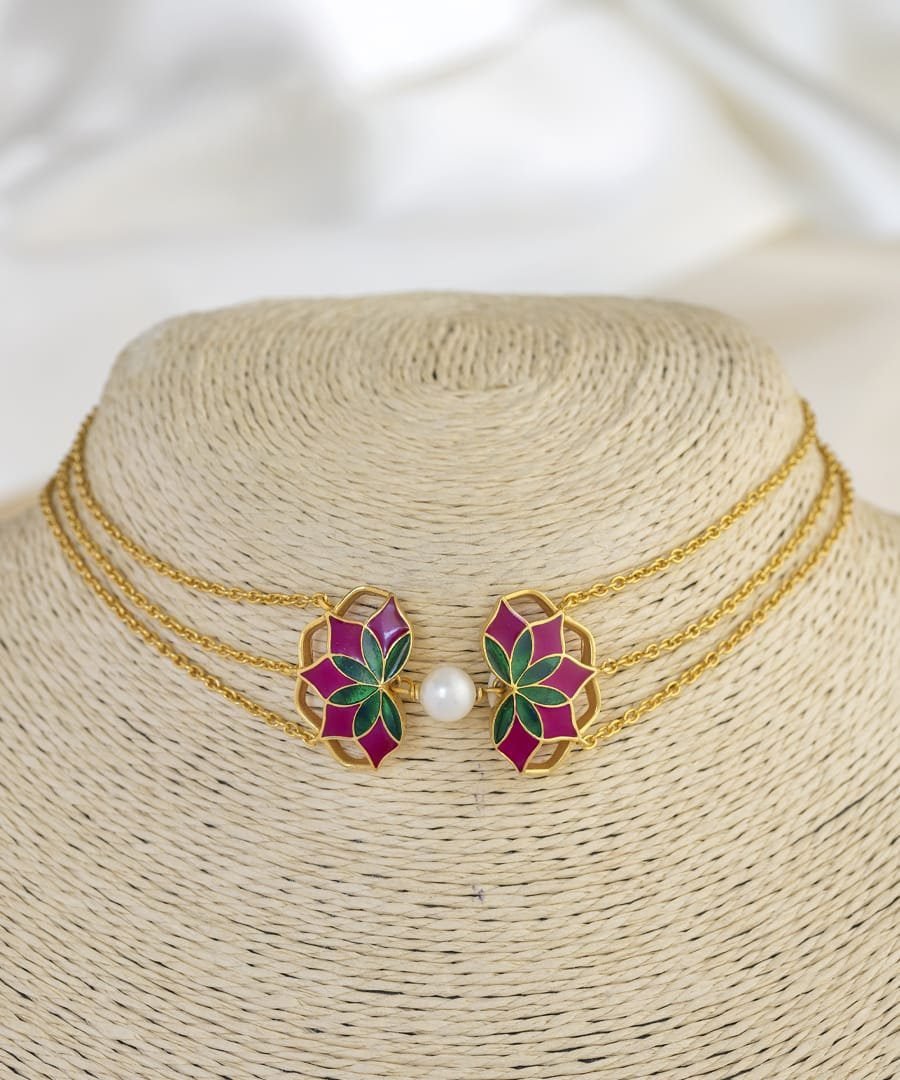 Gul Nuwwar Choker Necklace Rani