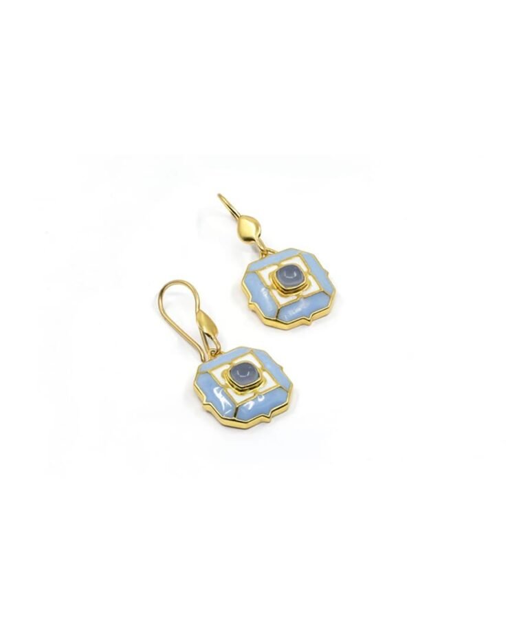 Ripple Blue Sea Breeze Earrings