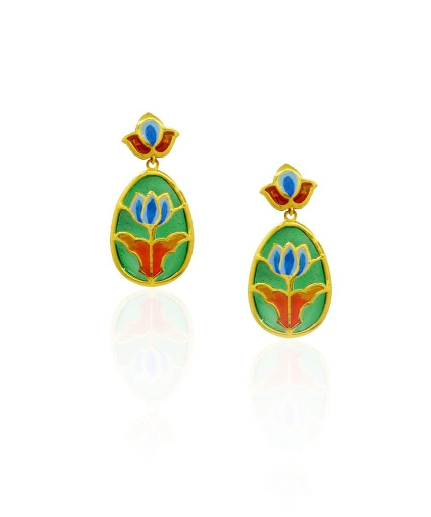 Aks Lotus Earrings