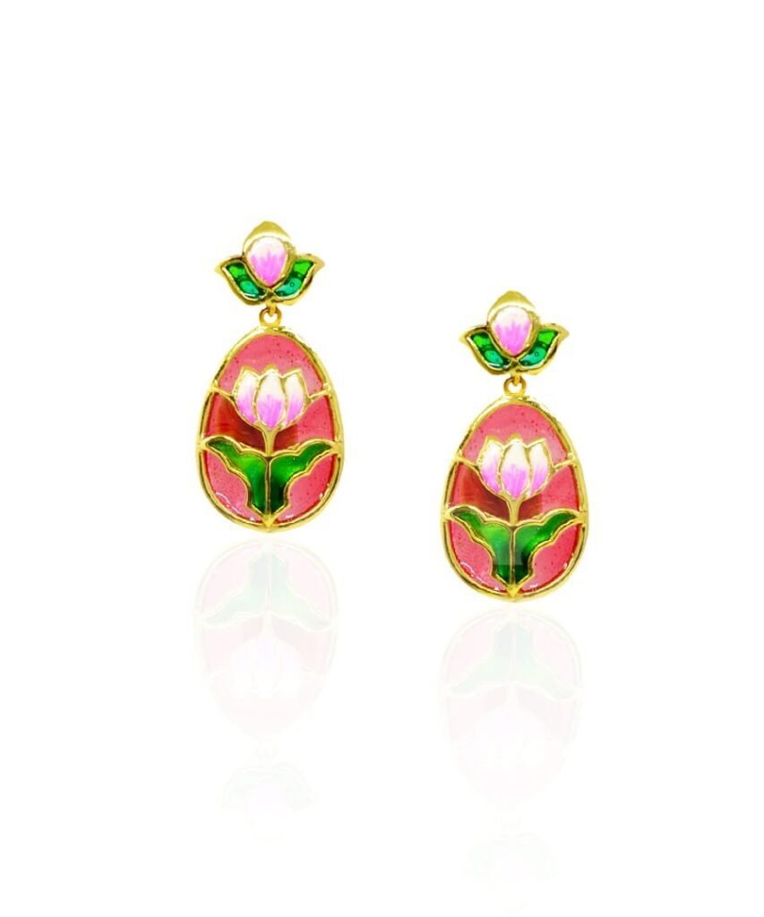 Aks Lotus Earrings