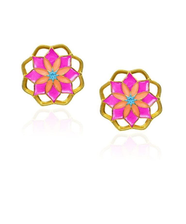 Gul Mudita Stud Earrings Pink