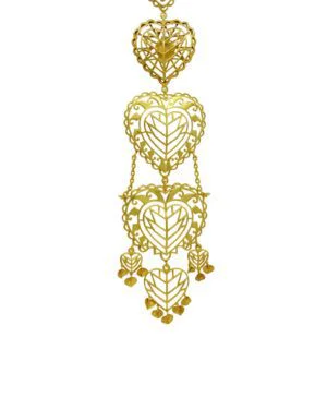 Silver Goldplated Rakaan Long Earrings 5
