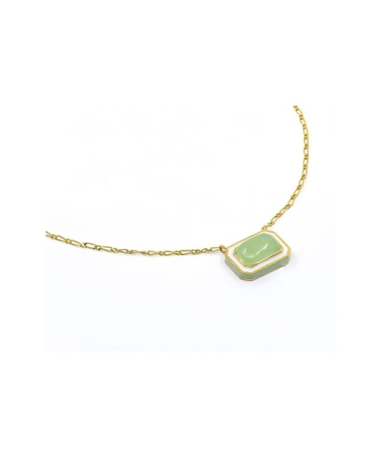 Foggy Green Vitamin Sea Necklace