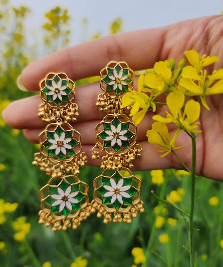 Shigoofa Ghungroo Earrings