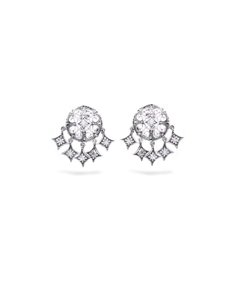 Silver Dhora Murki Earrings