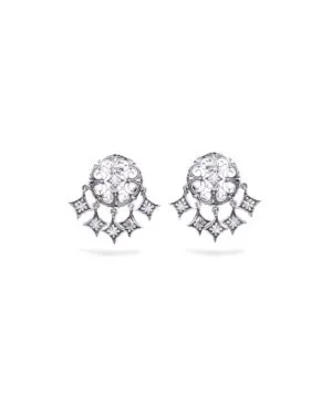 Silver Oxidised Tarnishfree Charm Stud Earrings Thar 4