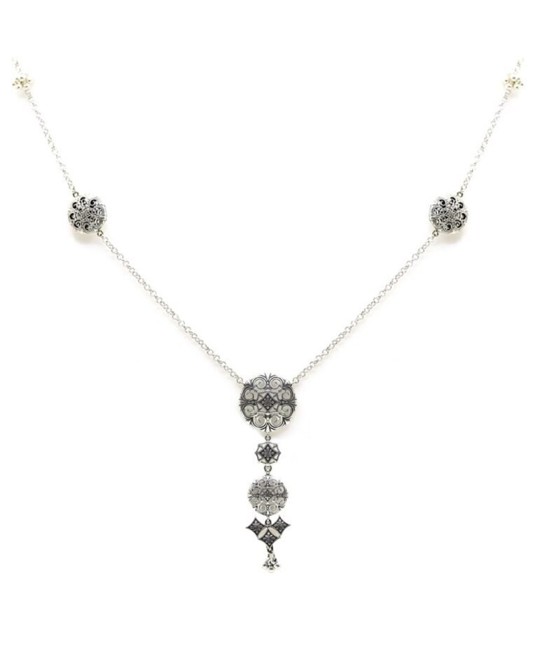 Silver Hivda Haar Necklace