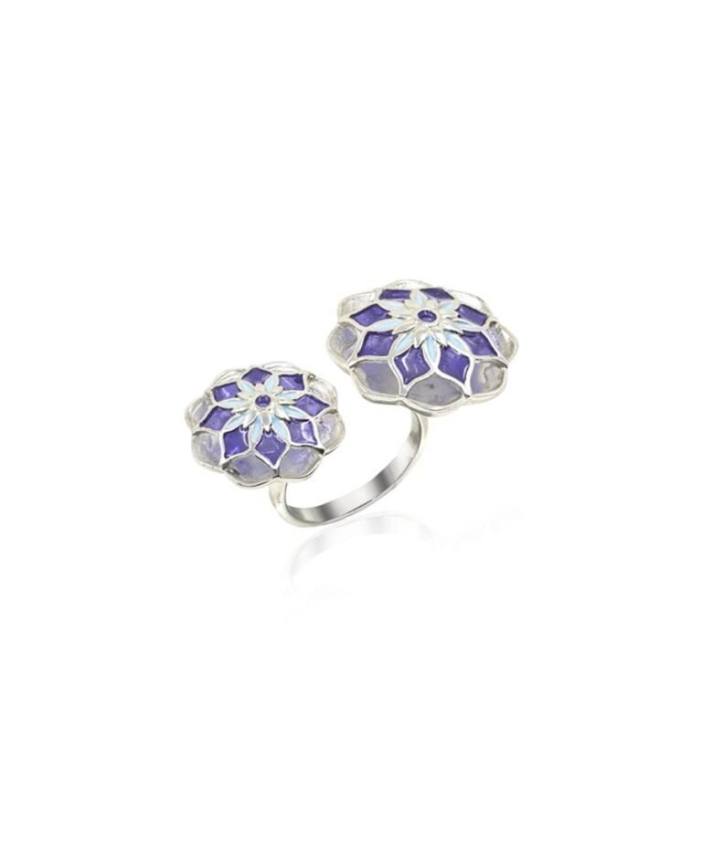 Purple Silver Askim Ring