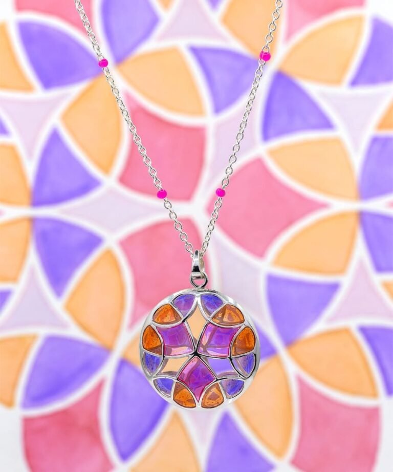 Rust Pink Treasure Pendant