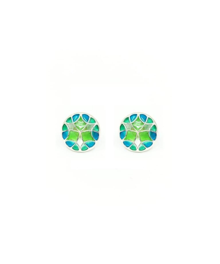 Rama Green Small Stud Earrings