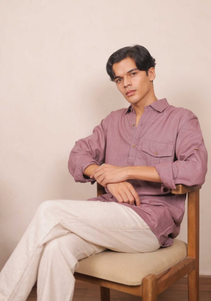 Twilight Thread Handwoven Shirt