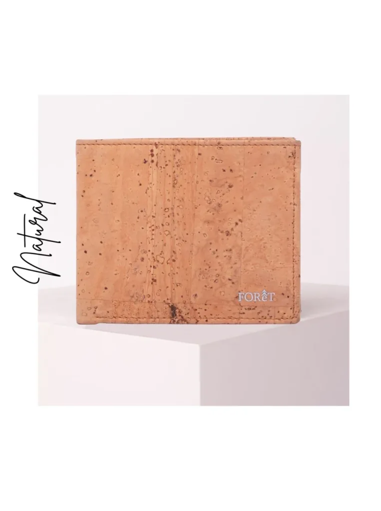 Cork Natural Wood Men's Card Walle