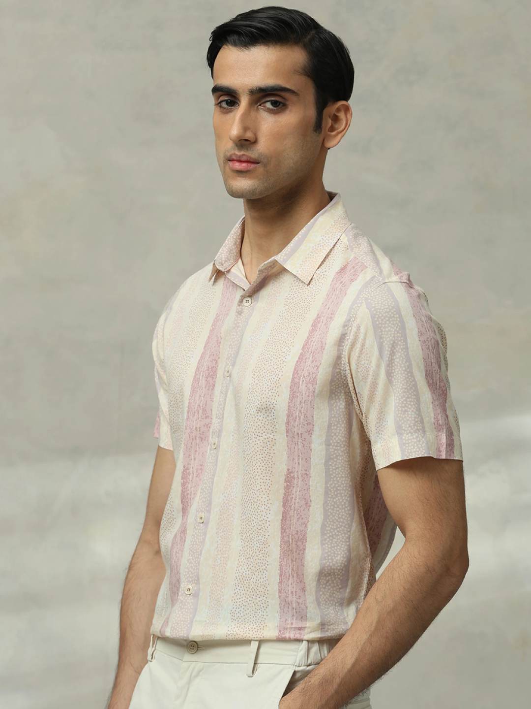 MUFTI Men Slim Fit Printed Spread C