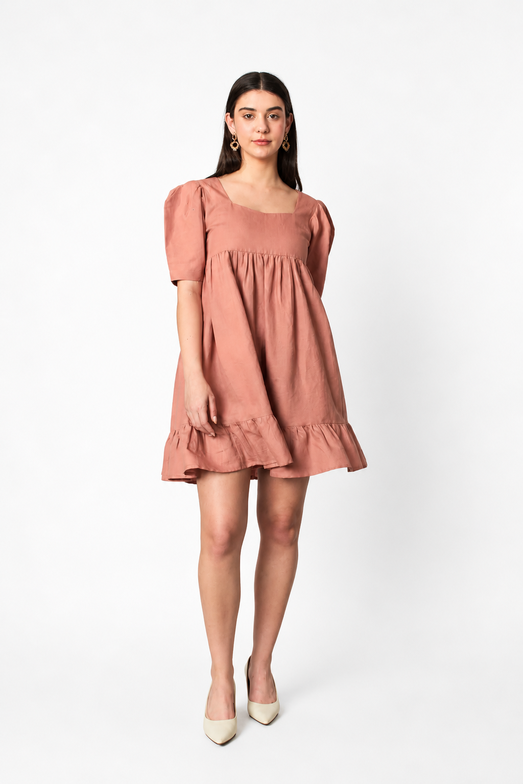 Tiered Mini Dress