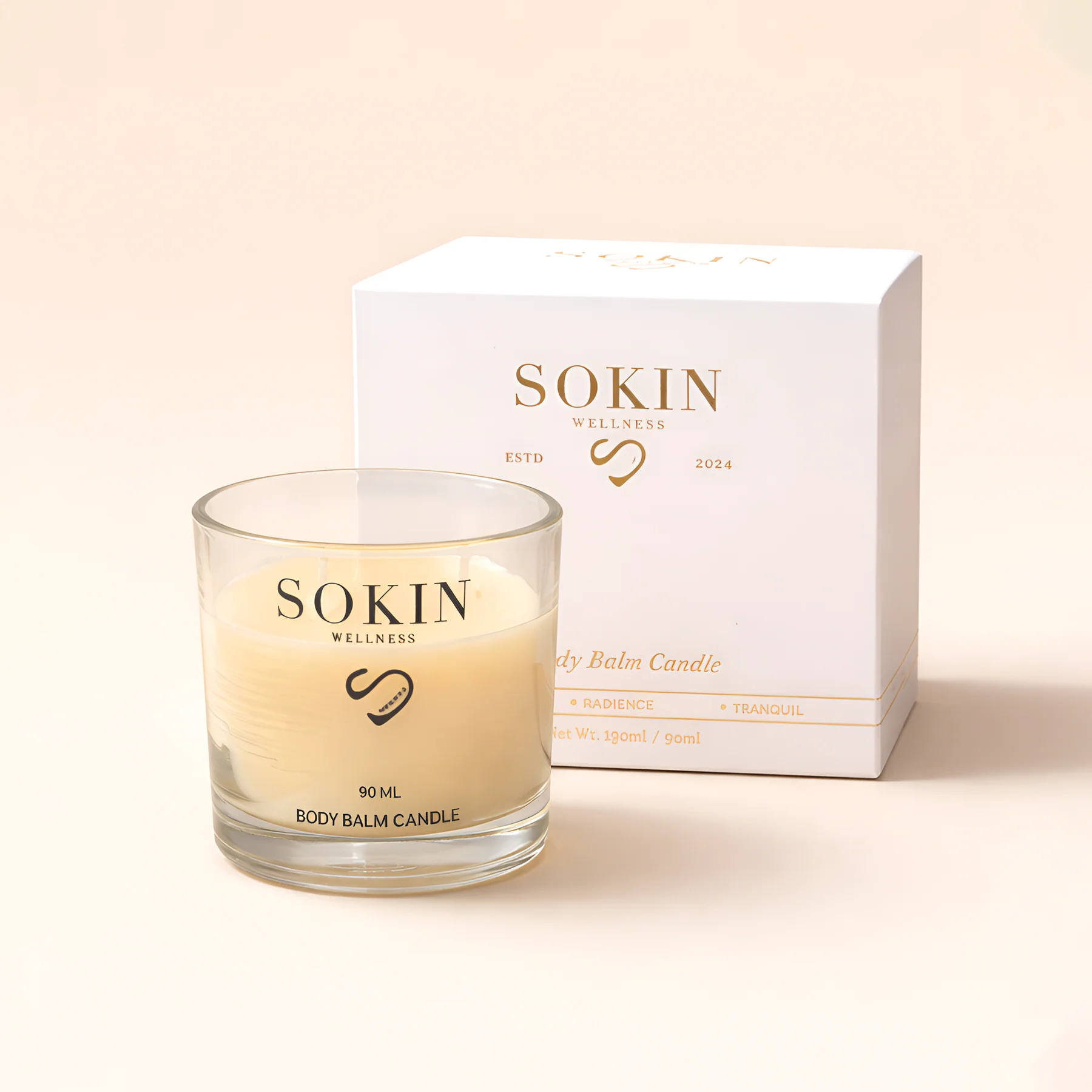 Radiance Lavender Body Balm Candle