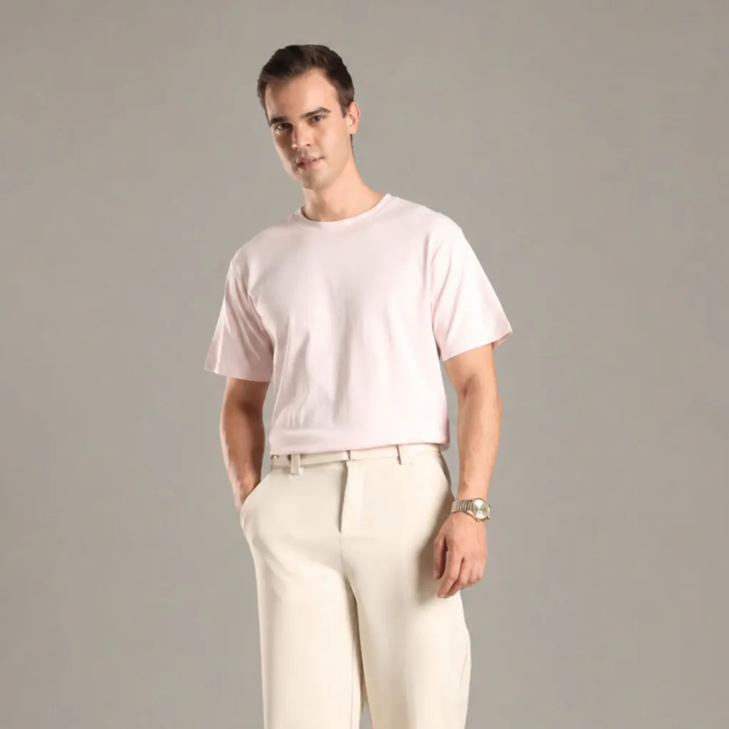 Petal Pink Organic Cotton Tee