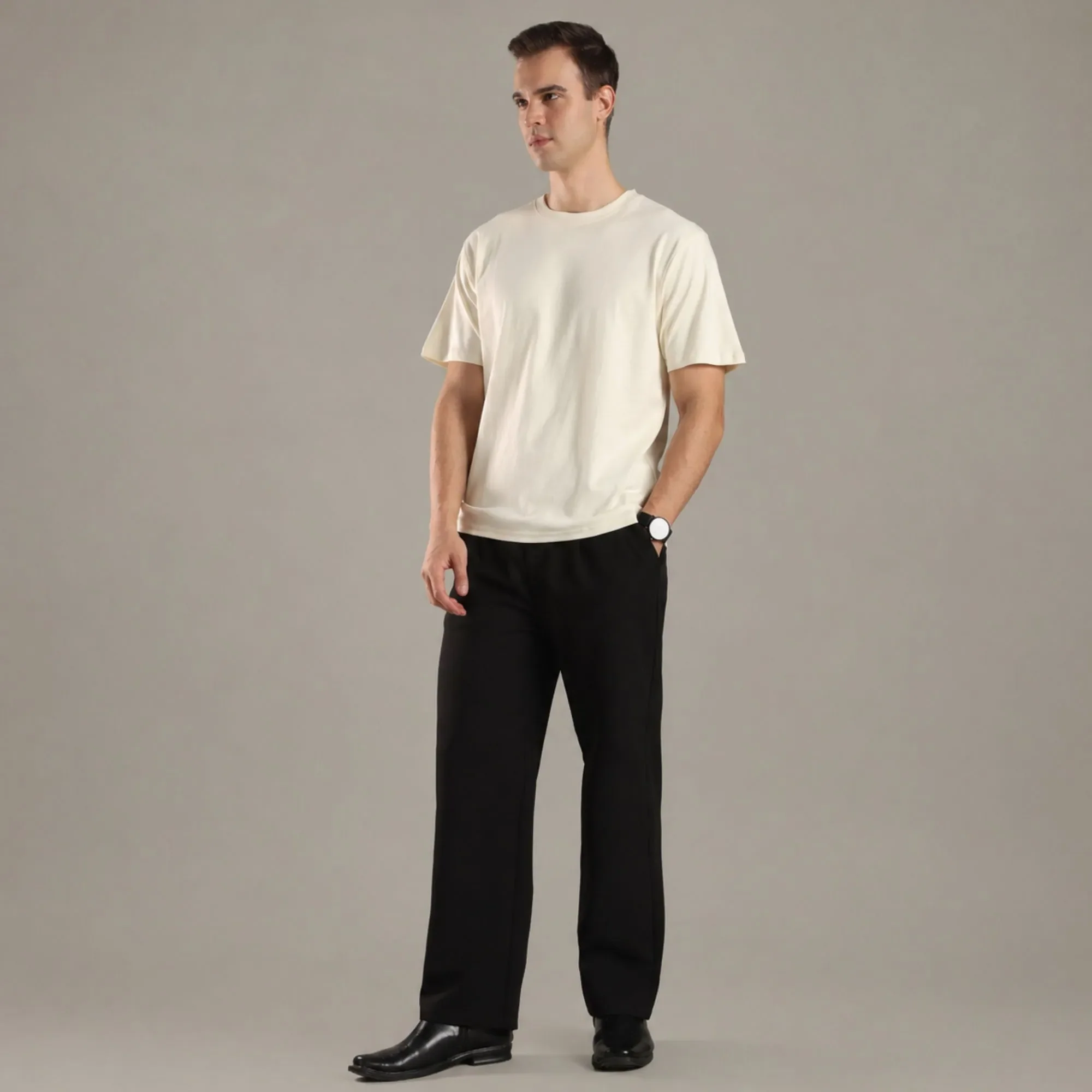 Chalk White Organic Cotton Tee