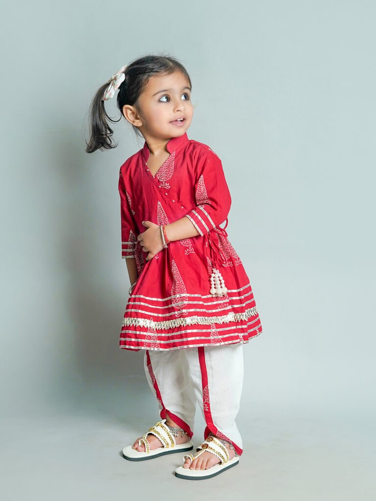 Crimson Charm Kurta Set