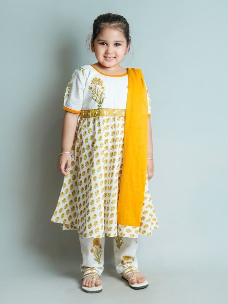 Marigold Charm Kurta Set