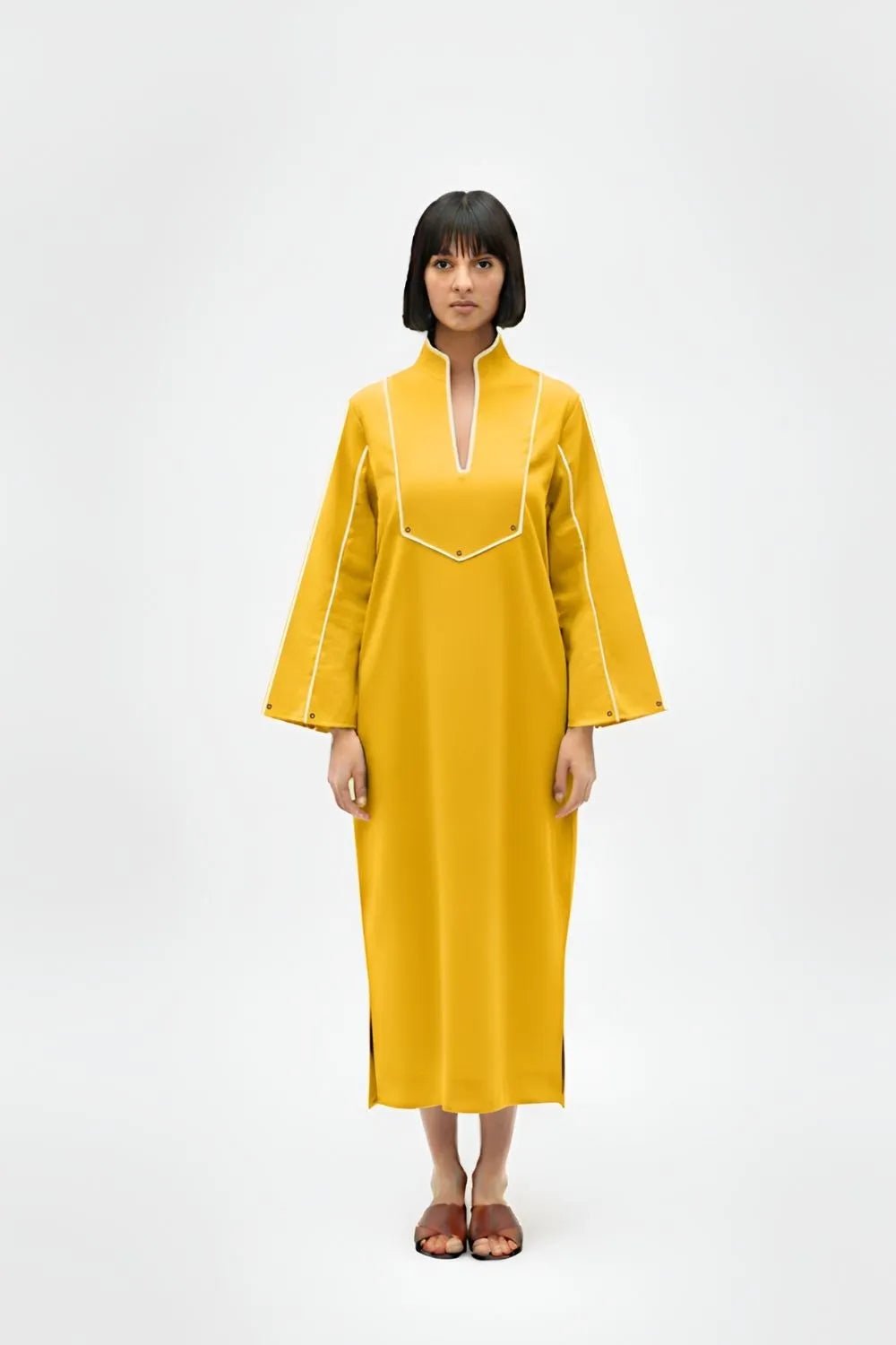 Mango Yellow-Ivory Collared Stripe