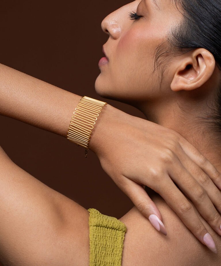 Golden Spiral Meadow Bracelet