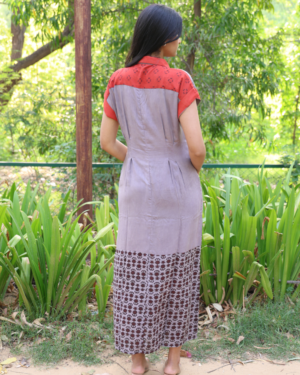 Rose Cotton Shirt Dress 2