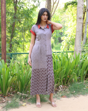 Rose Cotton Shirt Dress 3