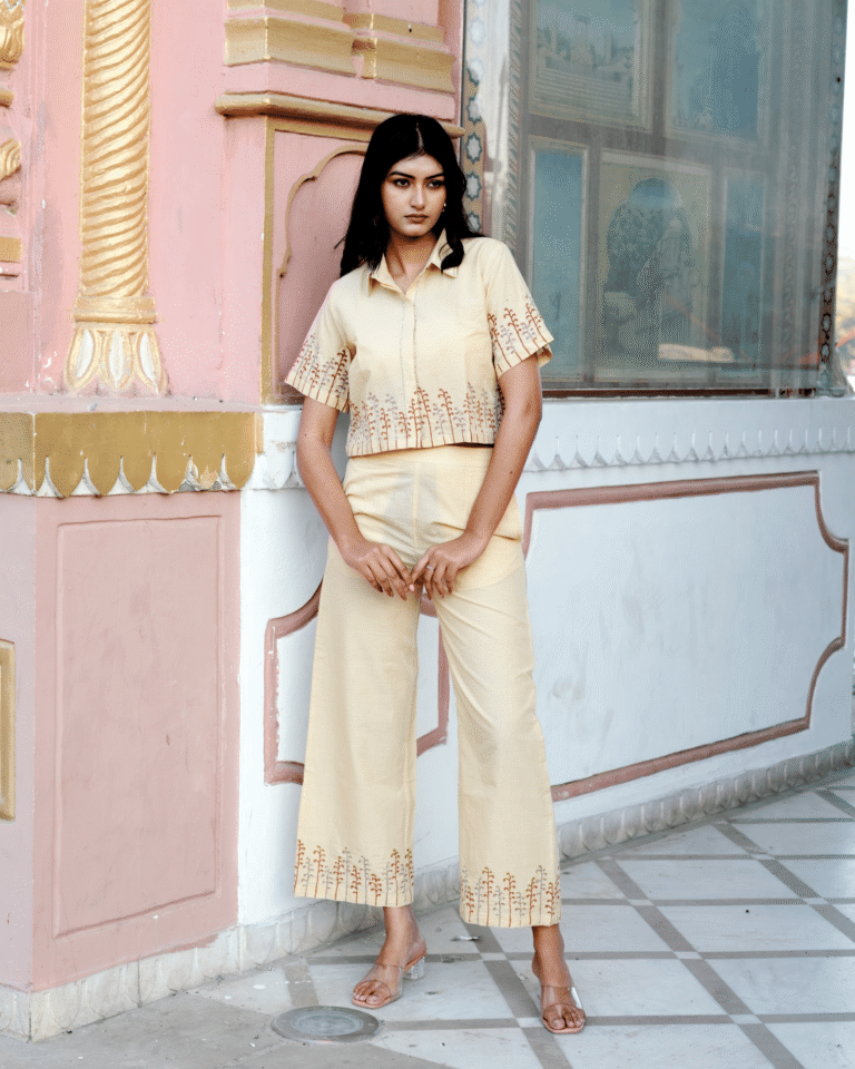 Sundari Hand-Block Co-ord Set