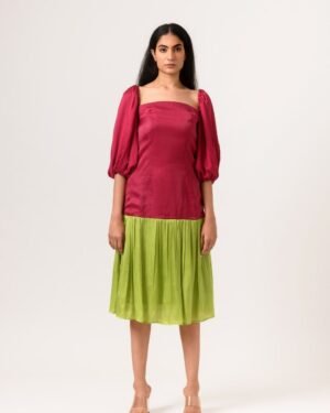 Wine Greengatherdress