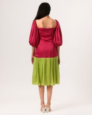 Wine Greengatherdress 2