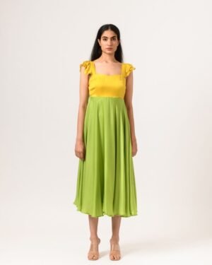 Yellow Greenumbrelladress