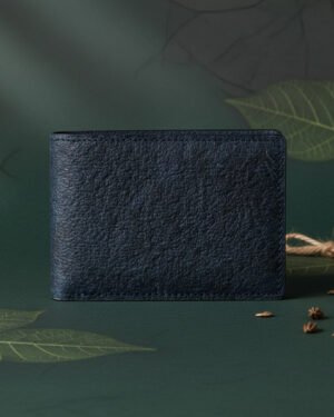 Helios Plant Leather Mens Wallet Green Hermitage