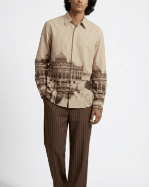 Lucknow Shirt For Men Brown 9889541
