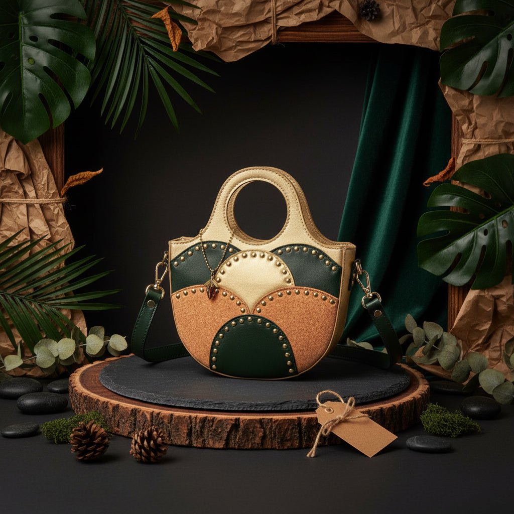 Savannah Vegan Leather Sling - Gree