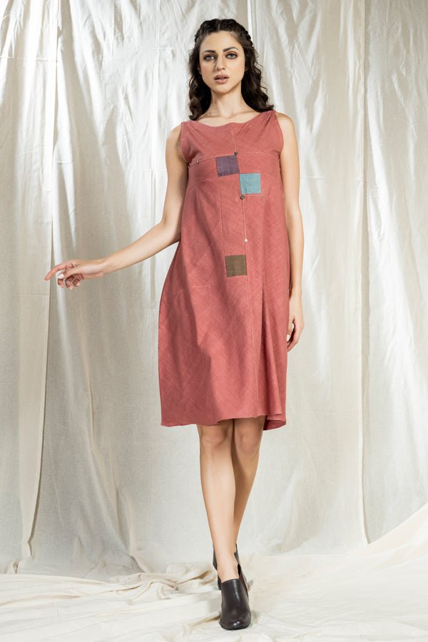 Square Symphony Playful Dress