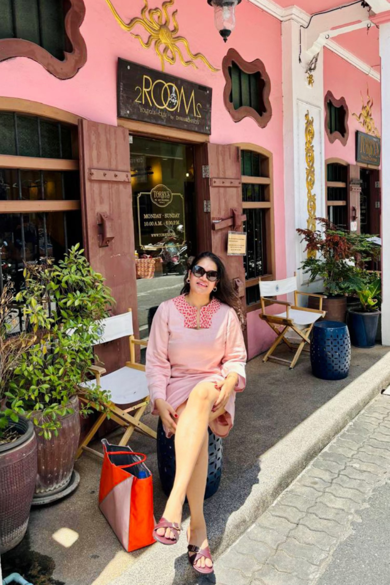 Pink-Orange Collar Dress