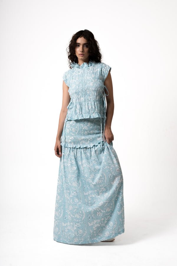 Leia Skirt - Sky Blue