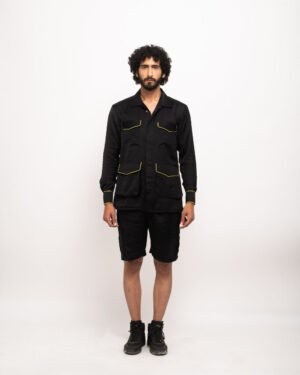 Black Neonjacket Orangepocketshirt Neoncolorblockedshirt Bluecolorblockedshirt 2