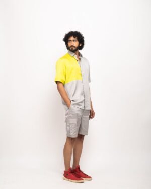 Grey Neoncolorblockedshirt Bluecolorblockedshirt 3 1