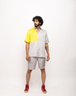 Grey Neoncolorblockedshirt Bluecolorblockedshirt 4 1