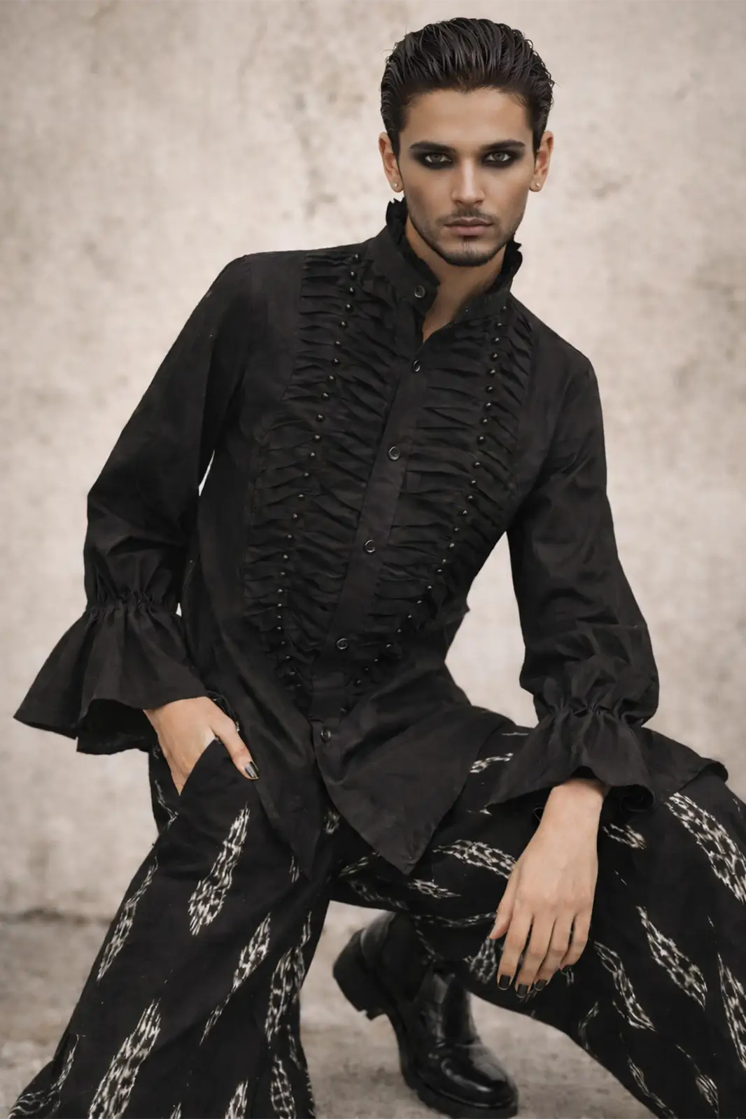 ILYA Cotton Shirt Black