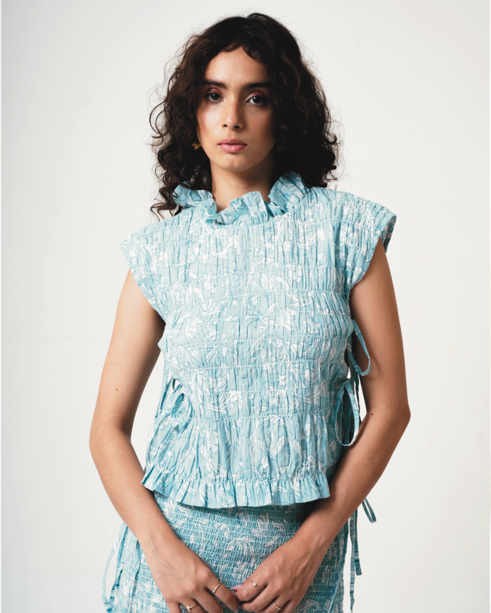 Iris Top - Sky Blue