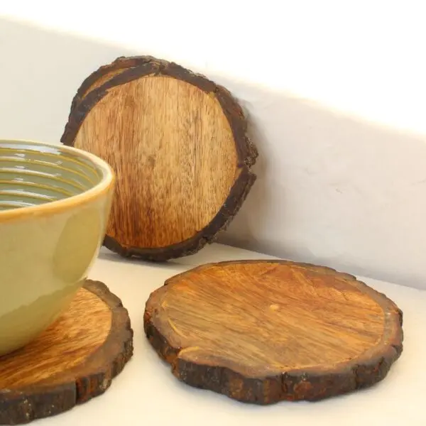 Bark Coasters (Set of 4)