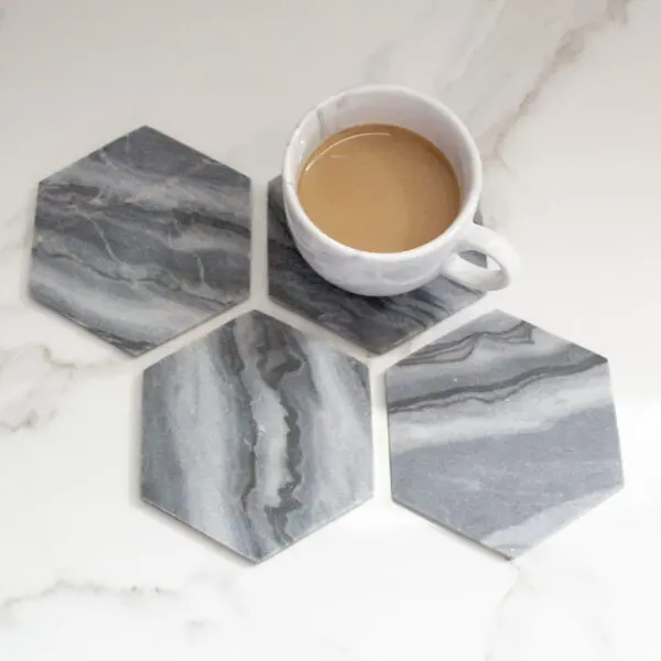 Grayscale Coasters (Set of 4)