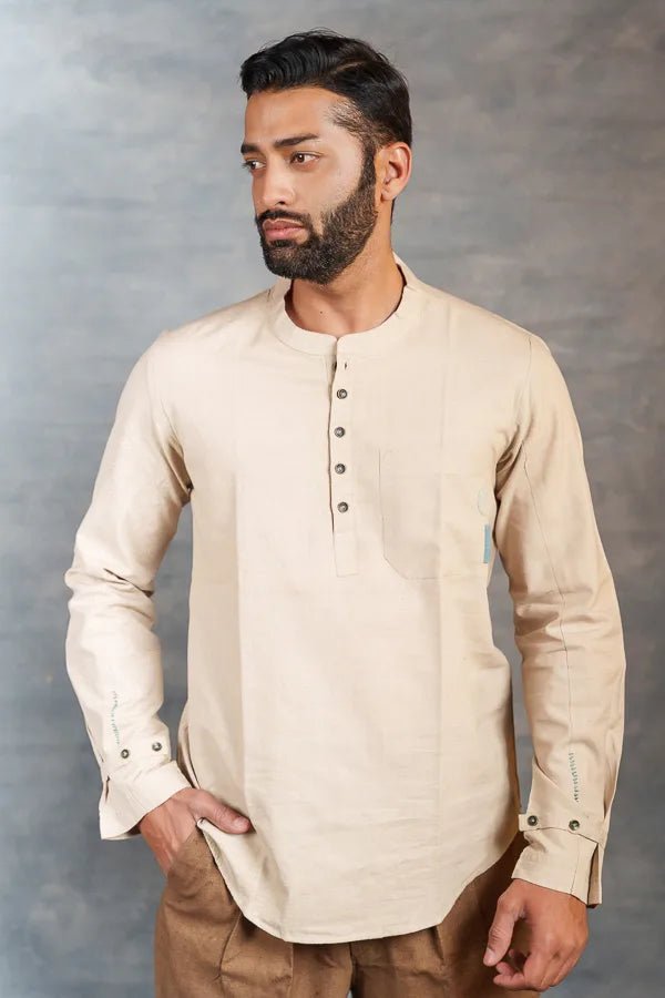 Handwoven Khadi Full Sleeve Shirt