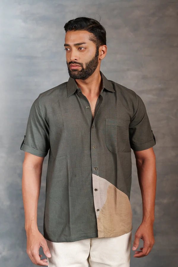 Handwoven Khadi Shirt with Hand