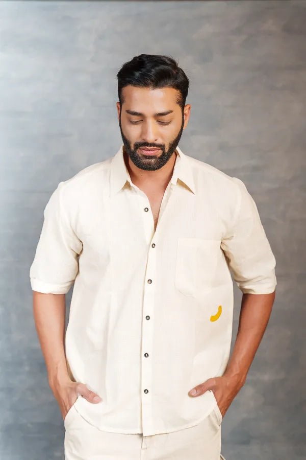 Handwoven Khadi Short Sleeve Shirt