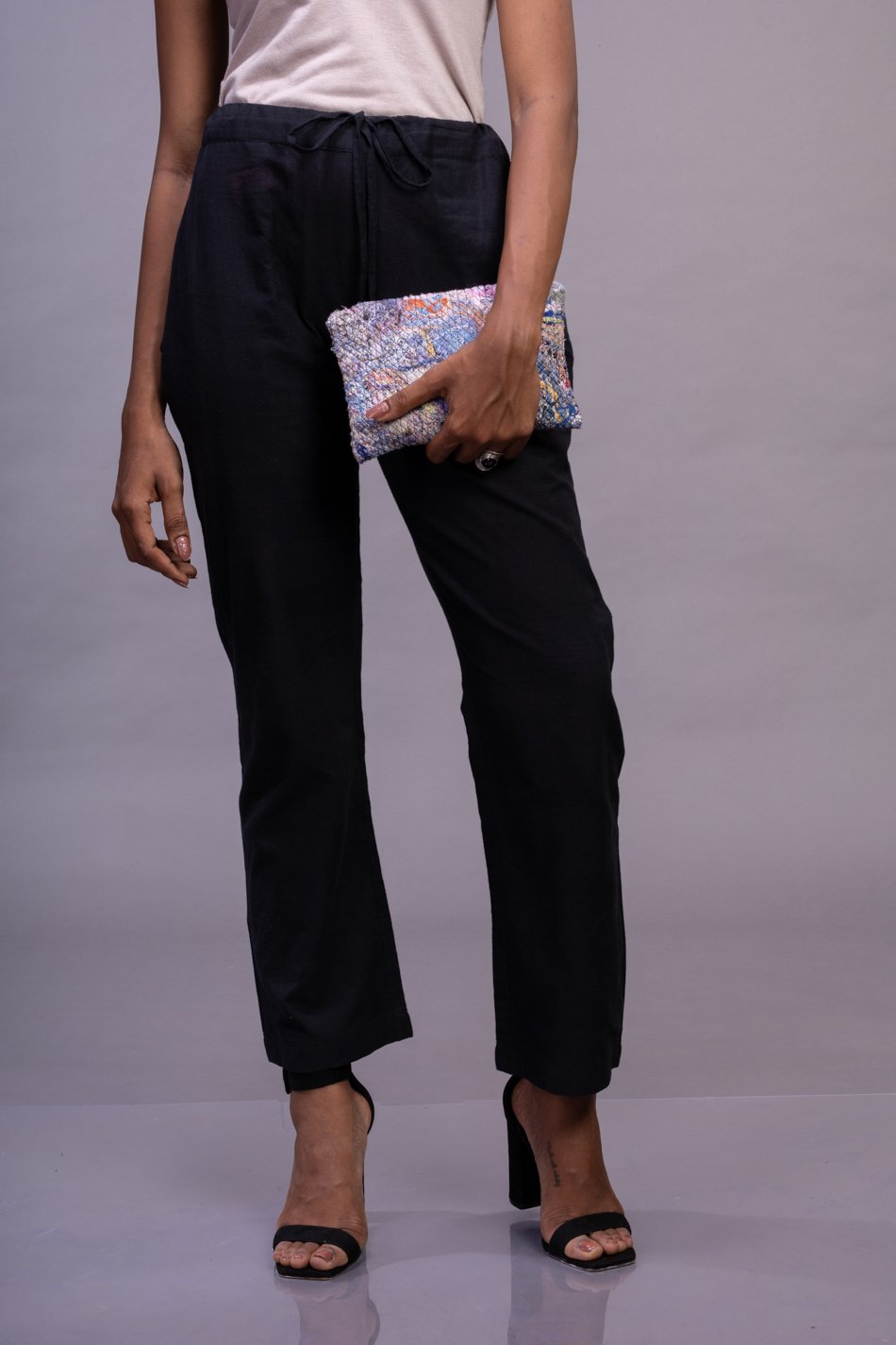 Black Pajama Trousers