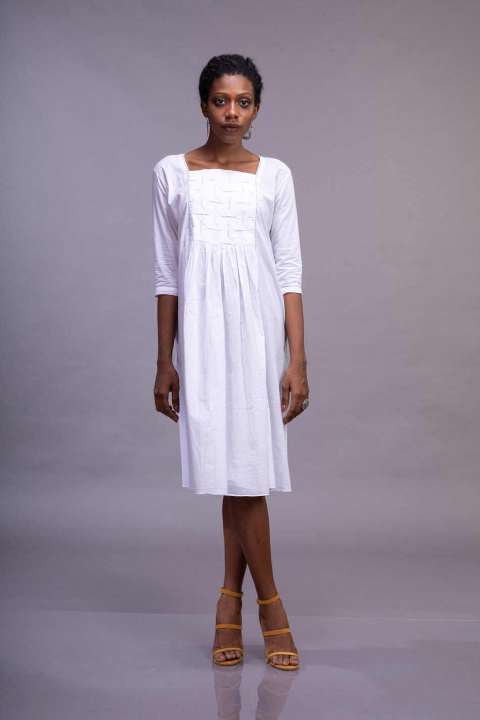 Kantha Textured Voile Tunic